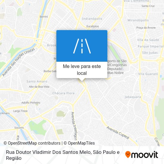 Rua Doutor Vladimir Dos Santos Melo mapa