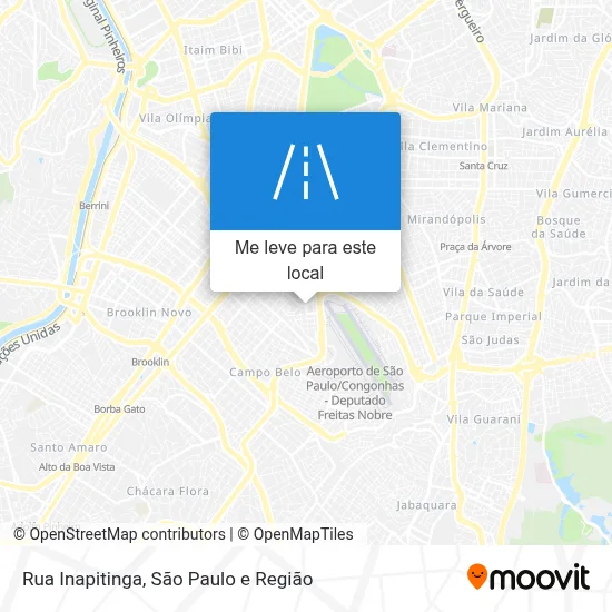 Rua Inapitinga mapa