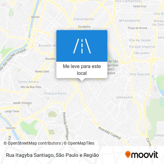 Rua Itagyba Santiago mapa