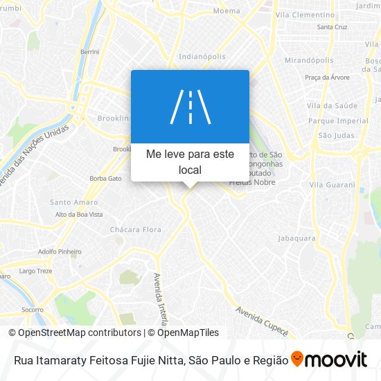 Rua Itamaraty Feitosa Fujie Nitta mapa