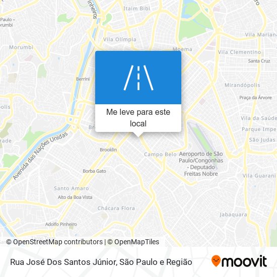 Rua José Dos Santos Júnior mapa