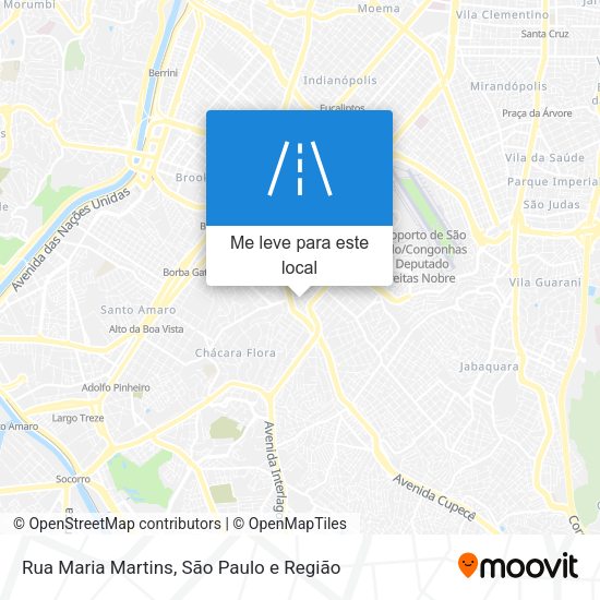 Rua Maria Martins mapa