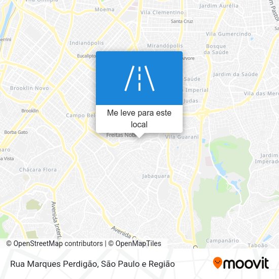 Rua Marques Perdigão mapa