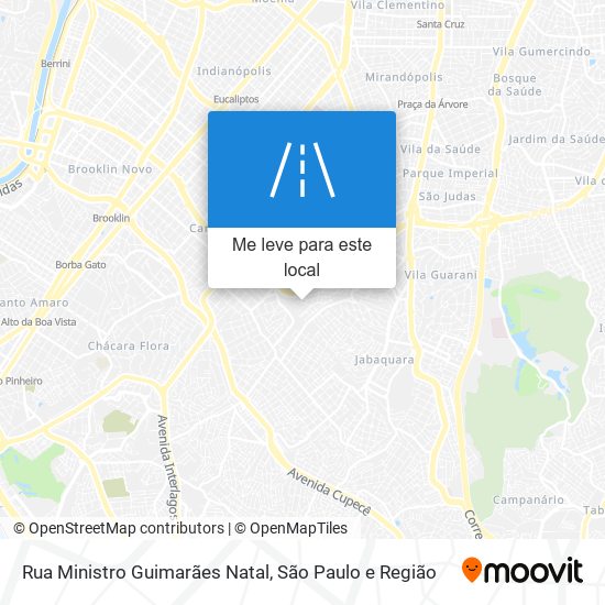 Rua Ministro Guimarães Natal mapa