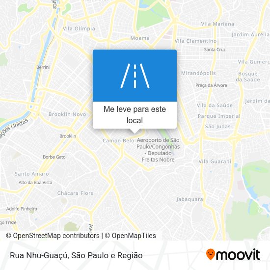 Rua Nhu-Guaçú mapa