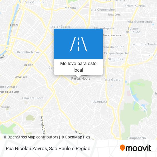 Rua Nicolau Zavros mapa