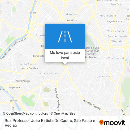 Rua Professor João Batista De Castro mapa