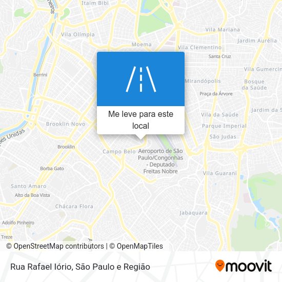 Rua Rafael Iório mapa
