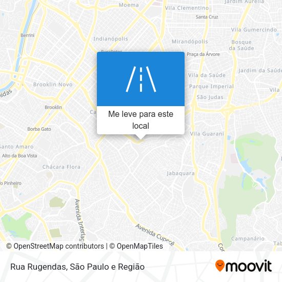 Rua Rugendas mapa
