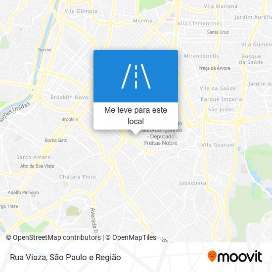 Rua Viaza mapa