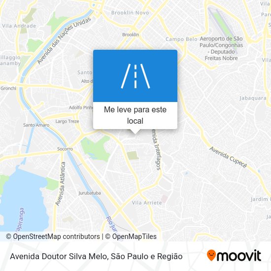 Avenida Doutor Silva Melo mapa