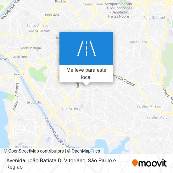 Avenida João Batista Di Vitoriano mapa