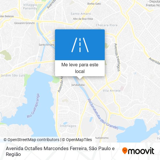 Avenida Octalles Marcondes Ferreira mapa