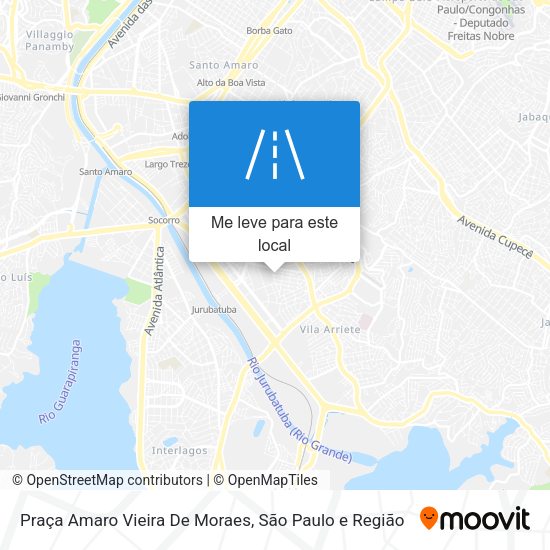 Praça Amaro Vieira De Moraes mapa