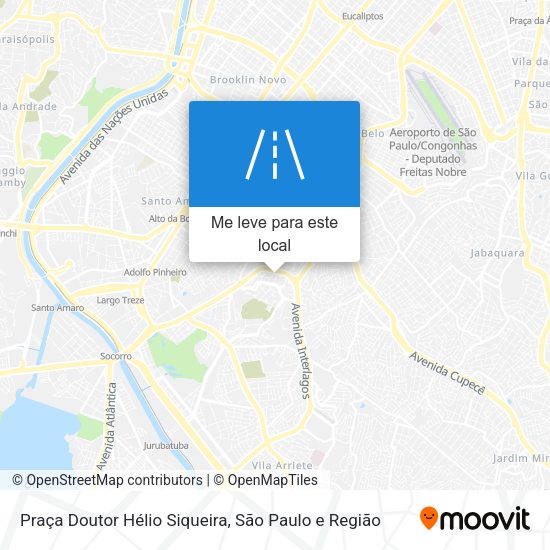 Praça Doutor Hélio Siqueira mapa