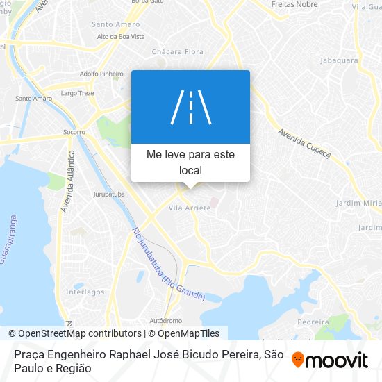 Praça Engenheiro Raphael José Bicudo Pereira mapa