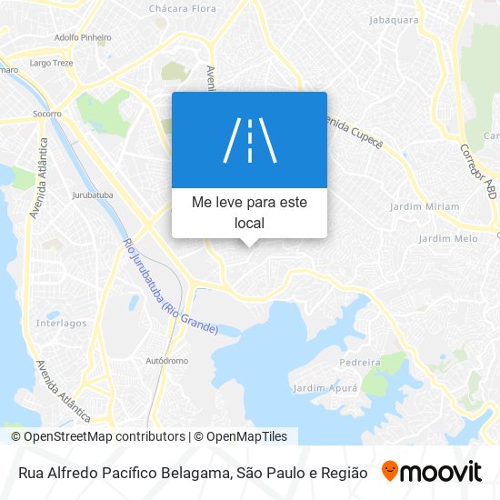 Rua Alfredo Pacífico Belagama mapa