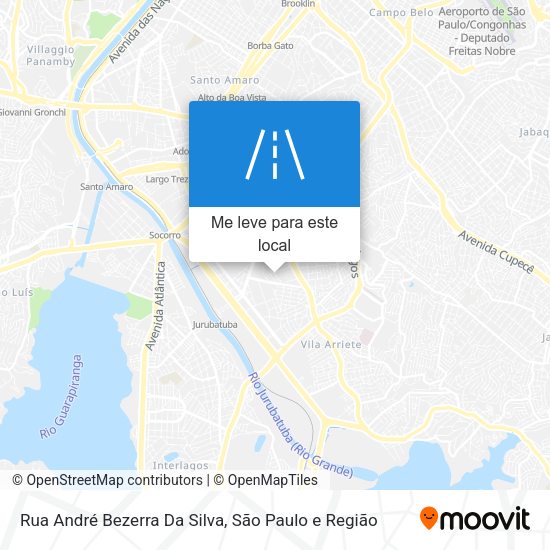 Rua André Bezerra Da Silva mapa