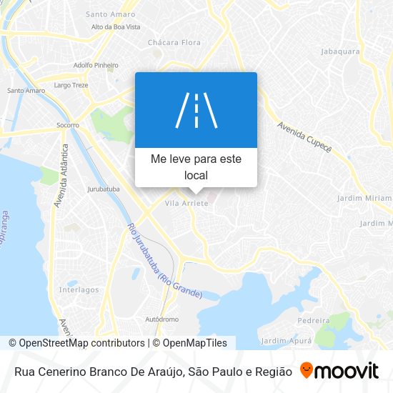Rua Cenerino Branco De Araújo mapa
