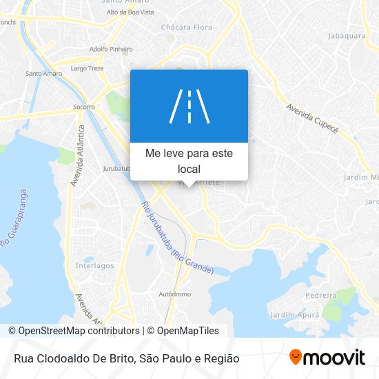 Rua Clodoaldo De Brito mapa