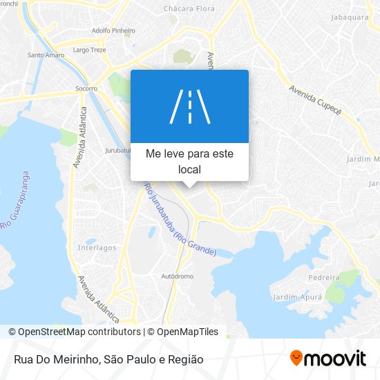 Rua Do Meirinho mapa