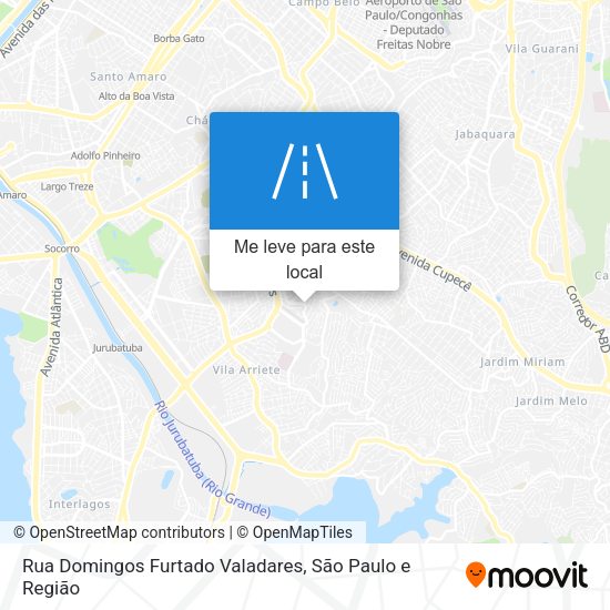 Rua Domingos Furtado Valadares mapa