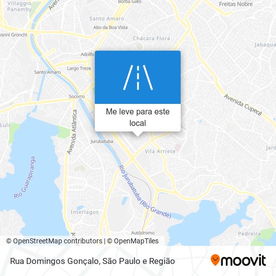 Rua Domingos Gonçalo mapa