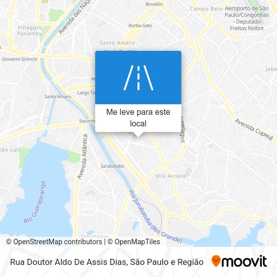 Rua Doutor Aldo De Assis Dias mapa