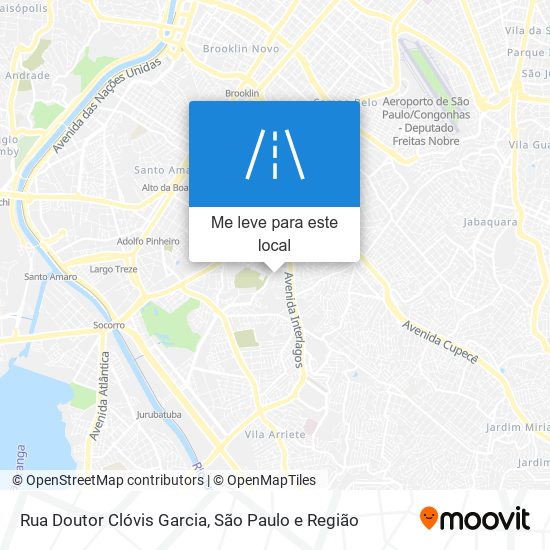 Rua Doutor Clóvis Garcia mapa