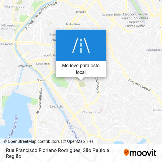 Rua Francisco Floriano Rodrigues mapa