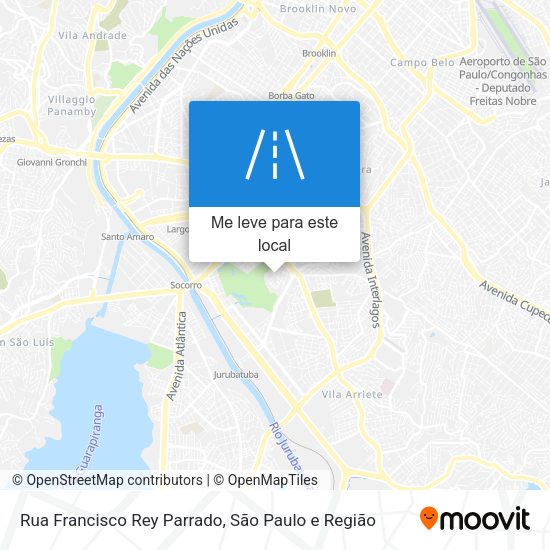 Rua Francisco Rey Parrado mapa