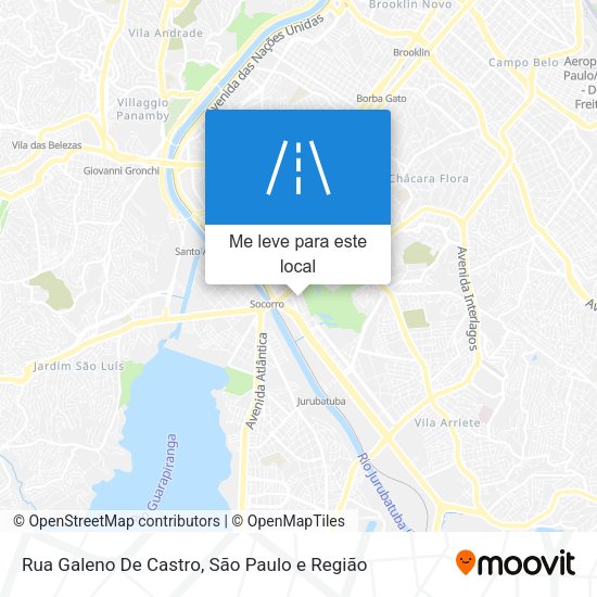 Rua Galeno De Castro mapa