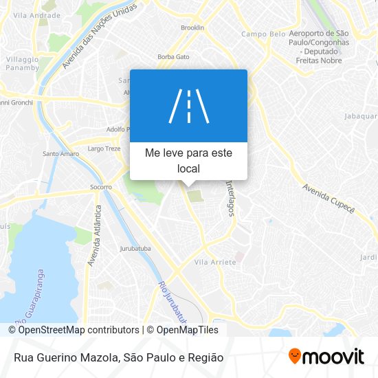 Rua Guerino Mazola mapa