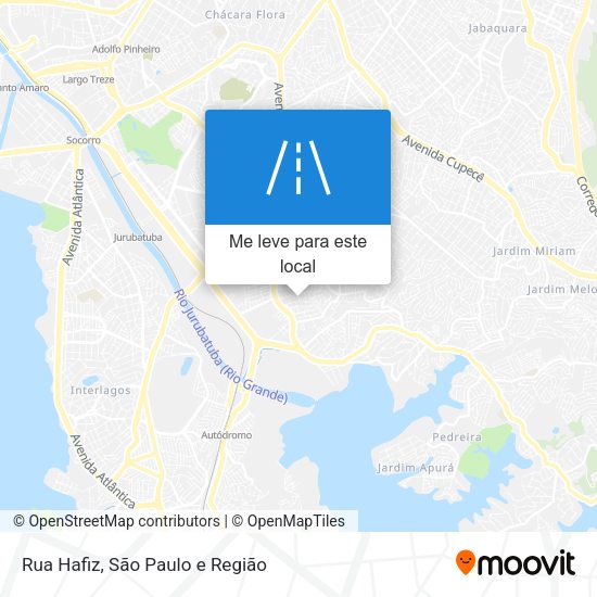 Rua Hafiz mapa