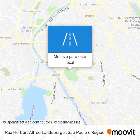 Rua Herbert Alfred Landsberger mapa