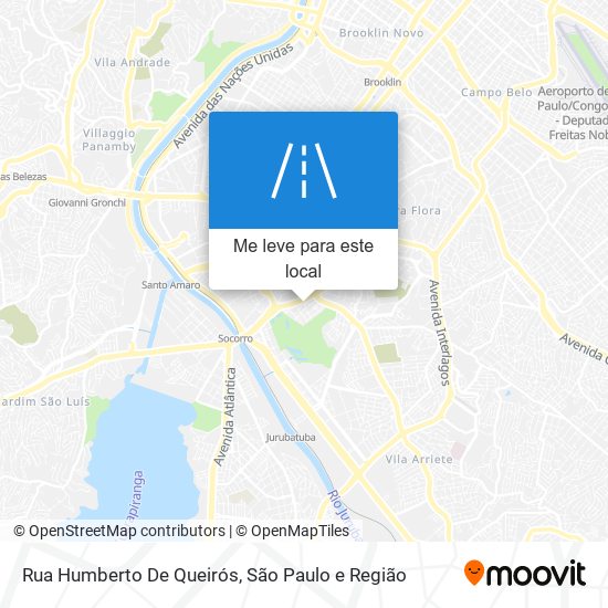 Rua Humberto De Queirós mapa