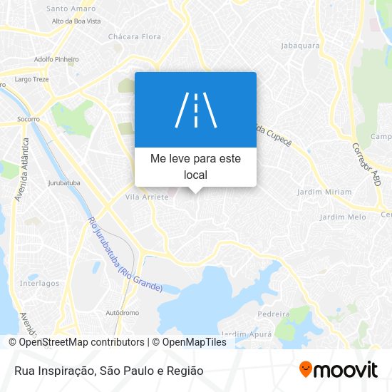 Rua Inspiração mapa