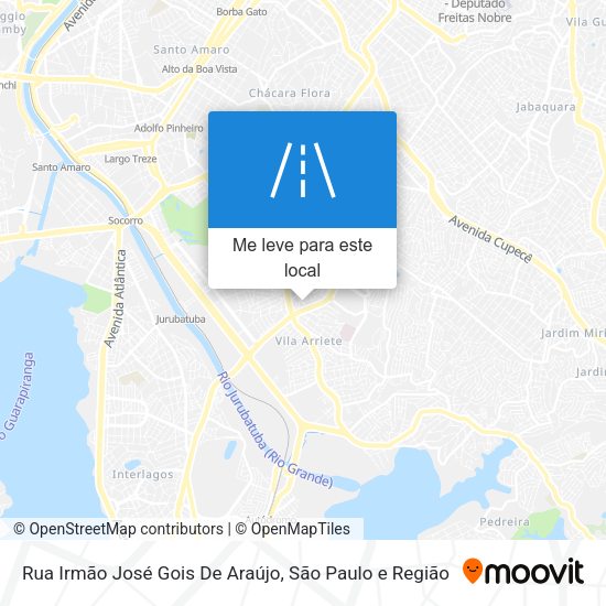 Rua Irmão José Gois De Araújo mapa