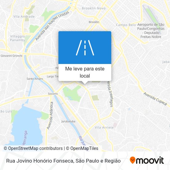 Rua Jovino Honório Fonseca mapa