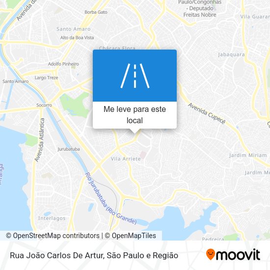 Rua João Carlos De Artur mapa