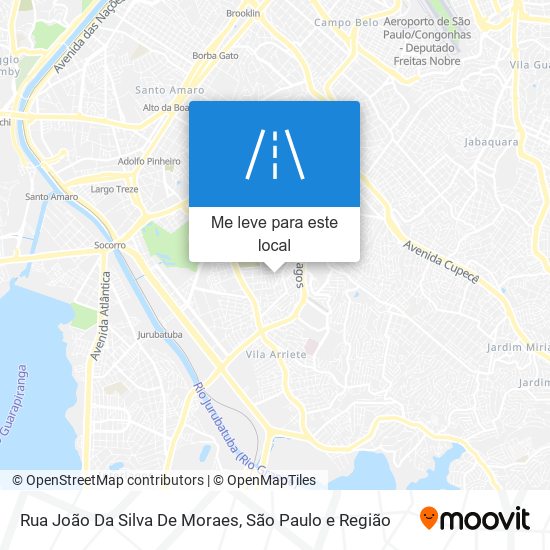 Rua João Da Silva De Moraes mapa