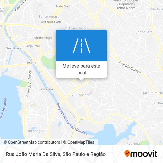 Rua João Maria Da Silva mapa