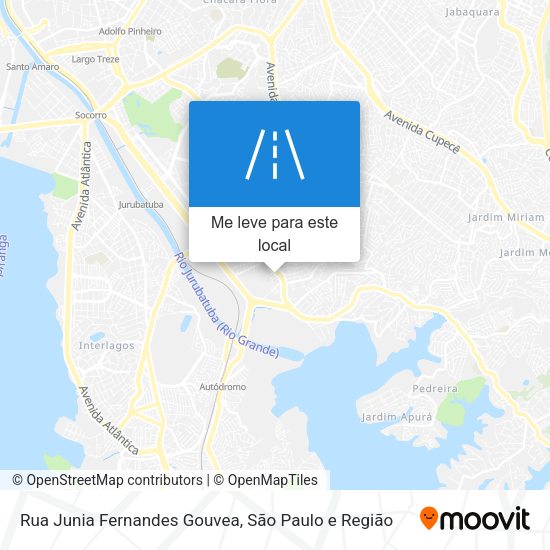 Rua Junia Fernandes Gouvea mapa