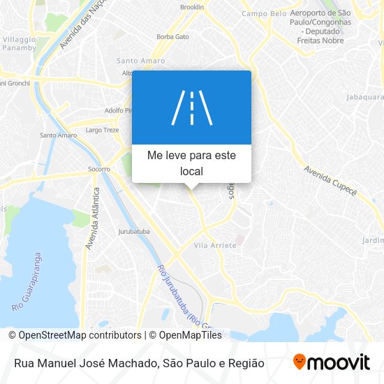 Rua Manuel José Machado mapa
