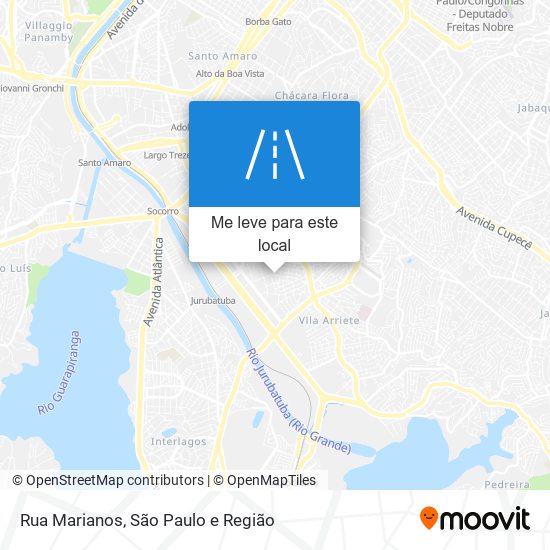 Rua Marianos mapa