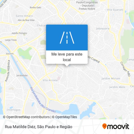 Rua Matilde Diéz mapa