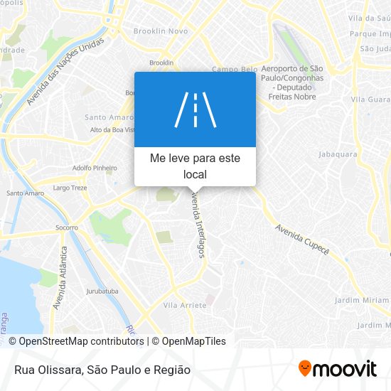 Rua Olissara mapa
