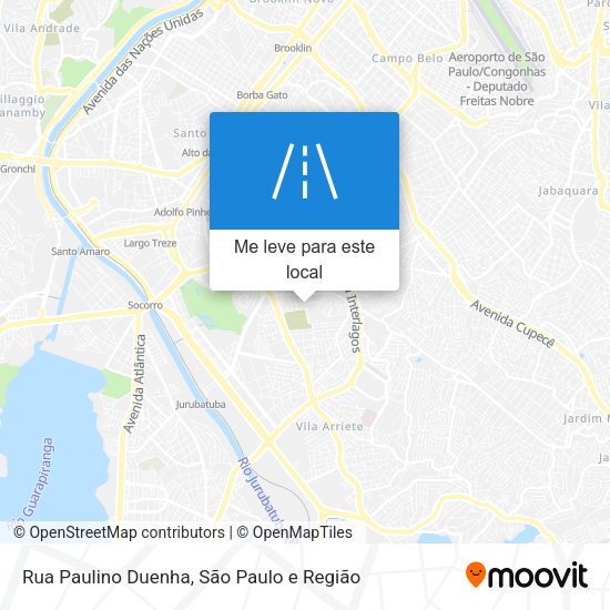 Rua Paulino Duenha mapa