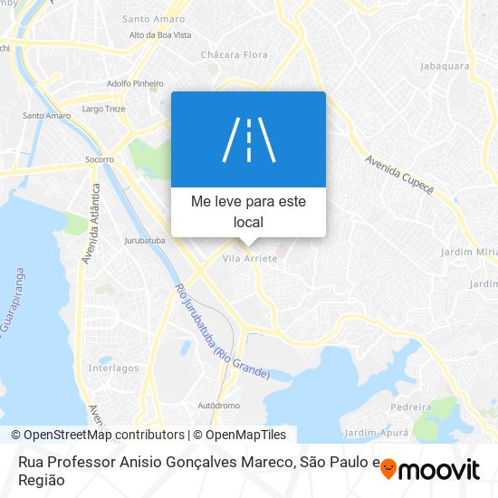 Rua Professor Anisio Gonçalves Mareco mapa