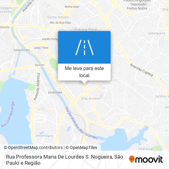 Rua Professora Maria De Lourdes S. Nogueira mapa